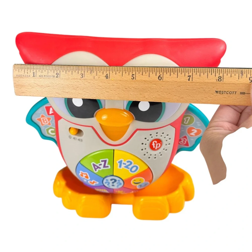 Fisher-Price Linkimals Light-Up‎ Learning Owl Musical Toddler Toy HFT73 Red F72Q